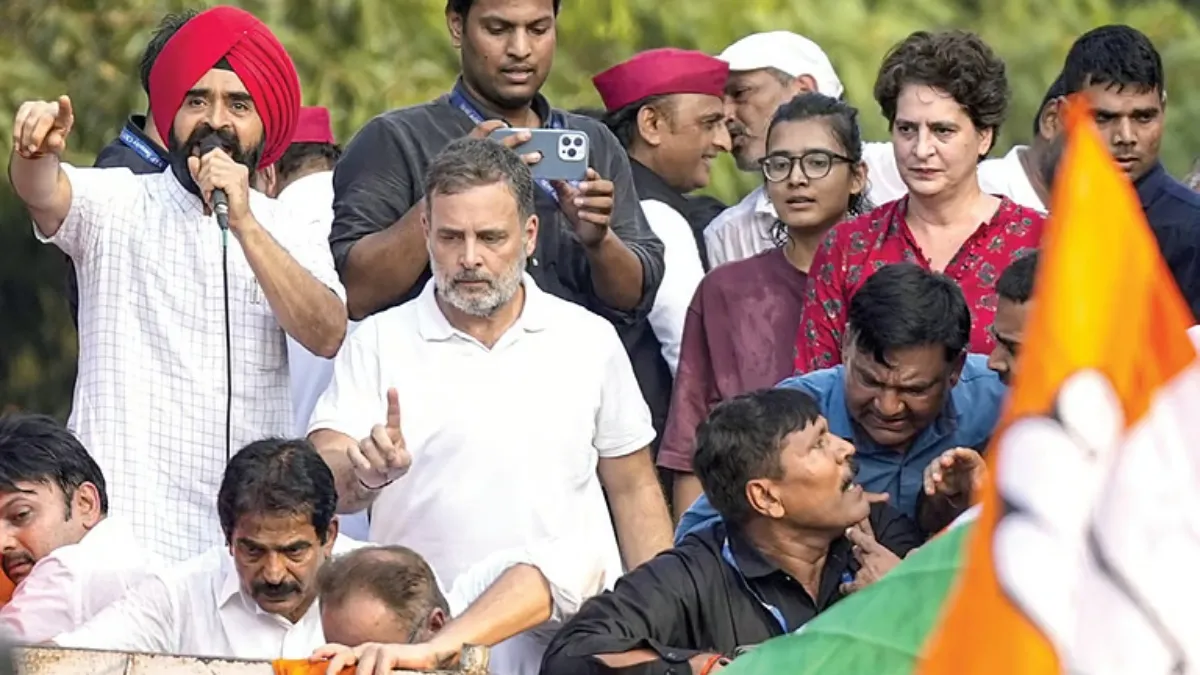 "நாங்கள் ஒருபோதும் பின்வாங்கப் போவதில்லை.. பேரணியில் இணைந்த அனைவருக்கும் நன்றி” - ராகுல் காந்தி
