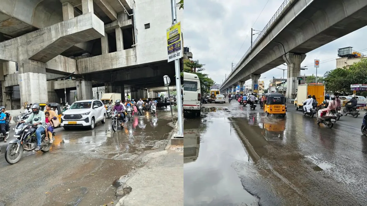 சென்னையில் ஒரே இரவில் 36 செ.மீ. மழைன்னா யாருமே நம்பமாட்டாங்க! அரும்பாக்கம் மெட்ரோ சாலையை பாருங்க