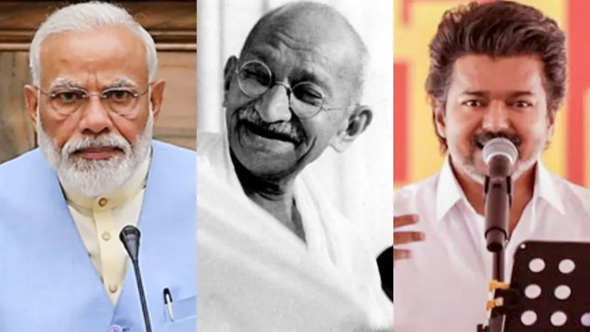 Gandhi Jayanti: ராஜ்காட்டில் மகாத்மா காந்திக்கு பிரதமர் மோடி மரியாதை.. முதல்வர் விஜய் புகழாரம்
