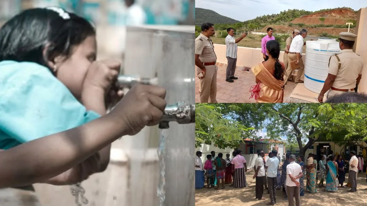 மானூர் பள்ளிக்கூட குடிநீர் தொட்டியில் மனித கழிவு..களத்தில் இறங்கிய எஸ்பி! மலம் கலந்தது இவர்களா? ஷாக்