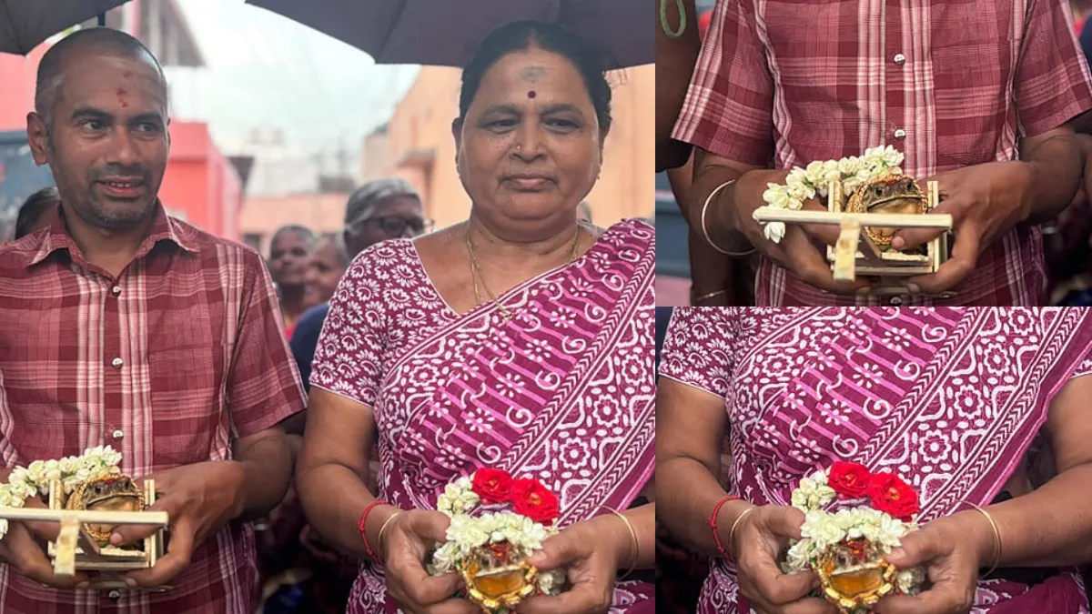 கோவையை அசர வைத்த கல்யாணம்.. தங்க தாலியுடன் சீர்வரிசை, கிடாவிருந்து.. பொண்ணு, மாப்பிள்ளை யார் பாருங்க