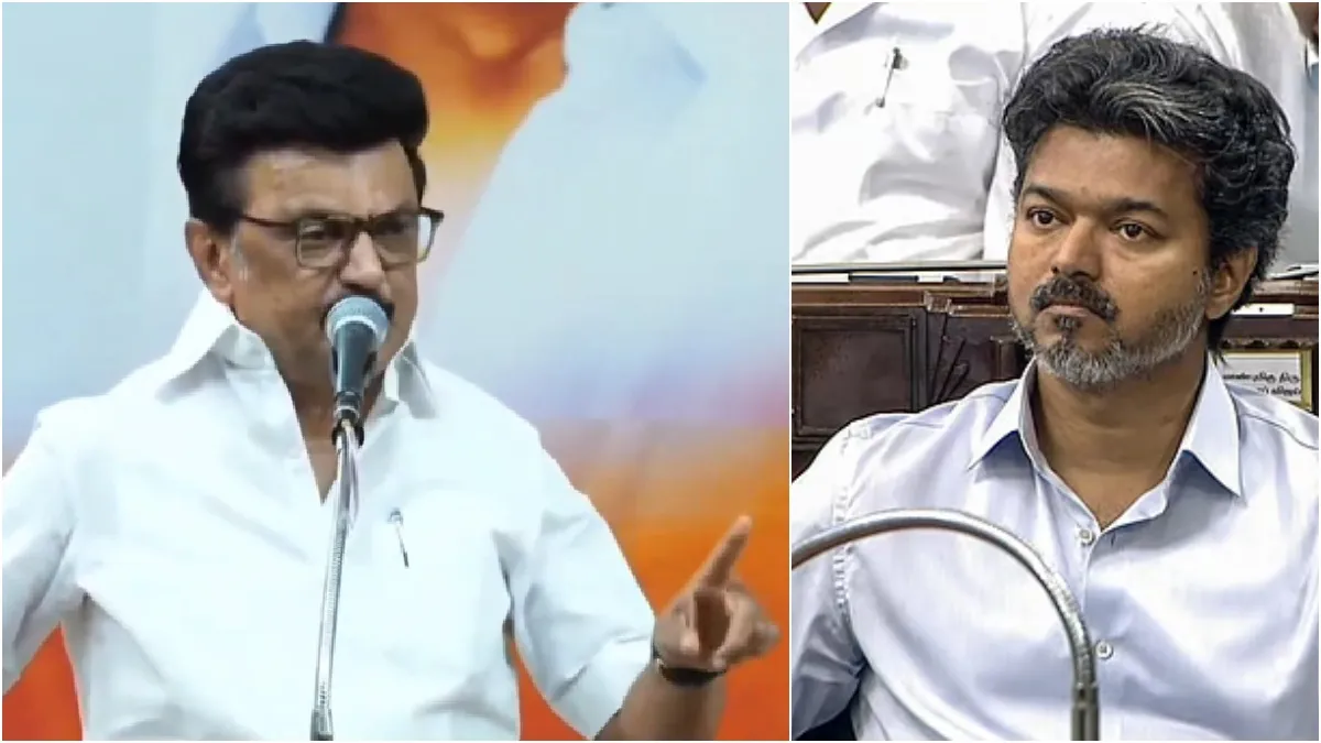 5 நிமிஷம் பேசுனதுக்கே கொளத்தூர்ல காலினு சொன்னீங்க.. கரூர்ல ஏன் ஜெயிக்கல? - மு.க.ஸ்டாலின் கேள்வி!