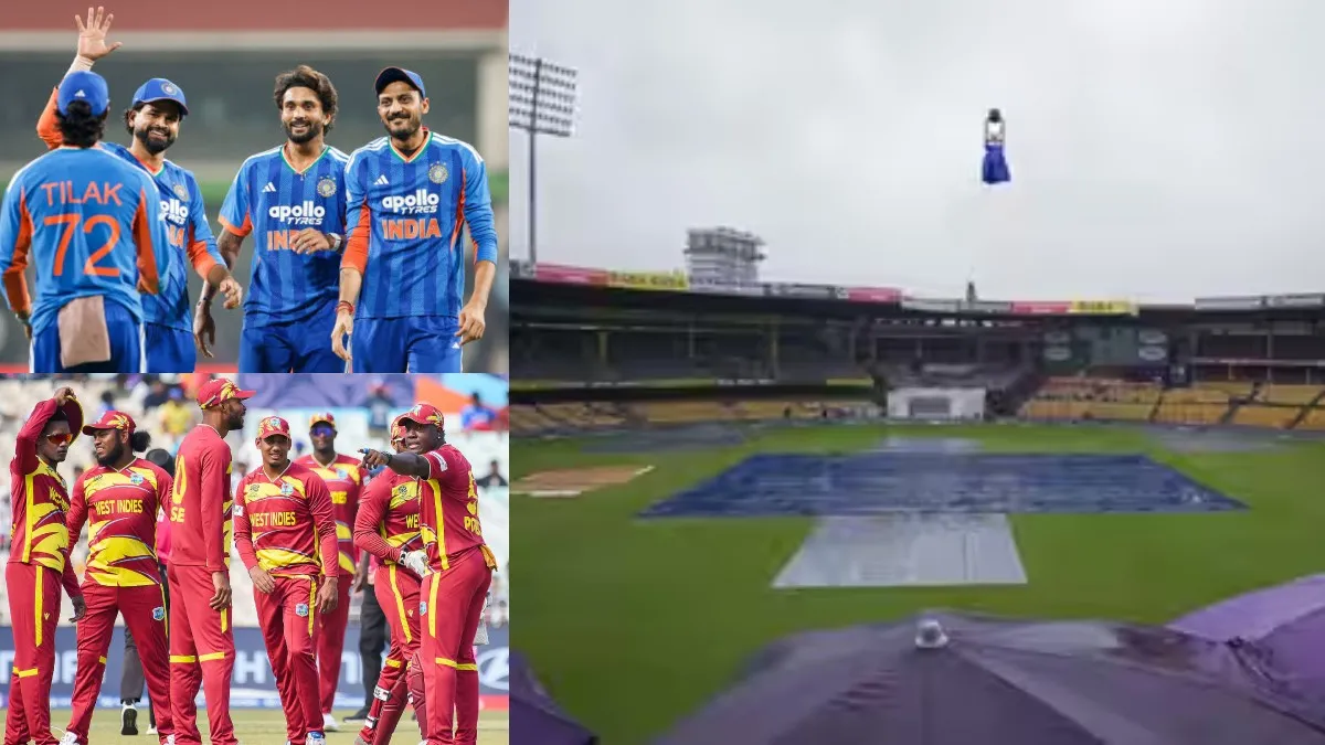மழை வருமா? வராதா? இந்தியா VS வெ.இண்டீஸ் 5வது டி20 பெங்களூரில் நடக்குமா? வானிலை நிலவரம்