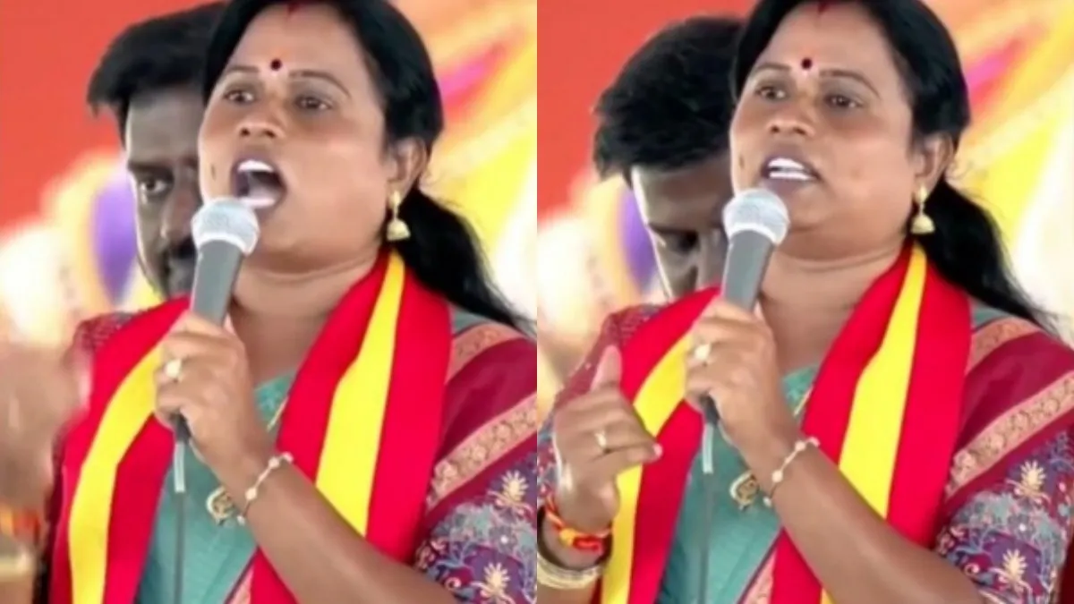 தண்டரை புதுச்சேரியில் வாக்குப் பதிவு நிறுத்தம்! மரகதம் குமரவேலுக்கு நேர் பட்டனில் கருப்பு மை!
