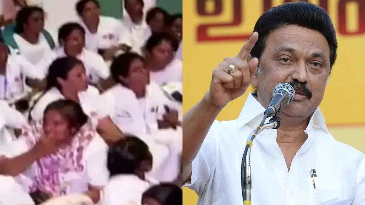 போராடிய செவிலியர்களை நோக்கி பெண் காவல் அதிகாரி விரலை உயர்த்தி பேசிய வார்த்தை.. ஸ்டாலின் கண்டனம்