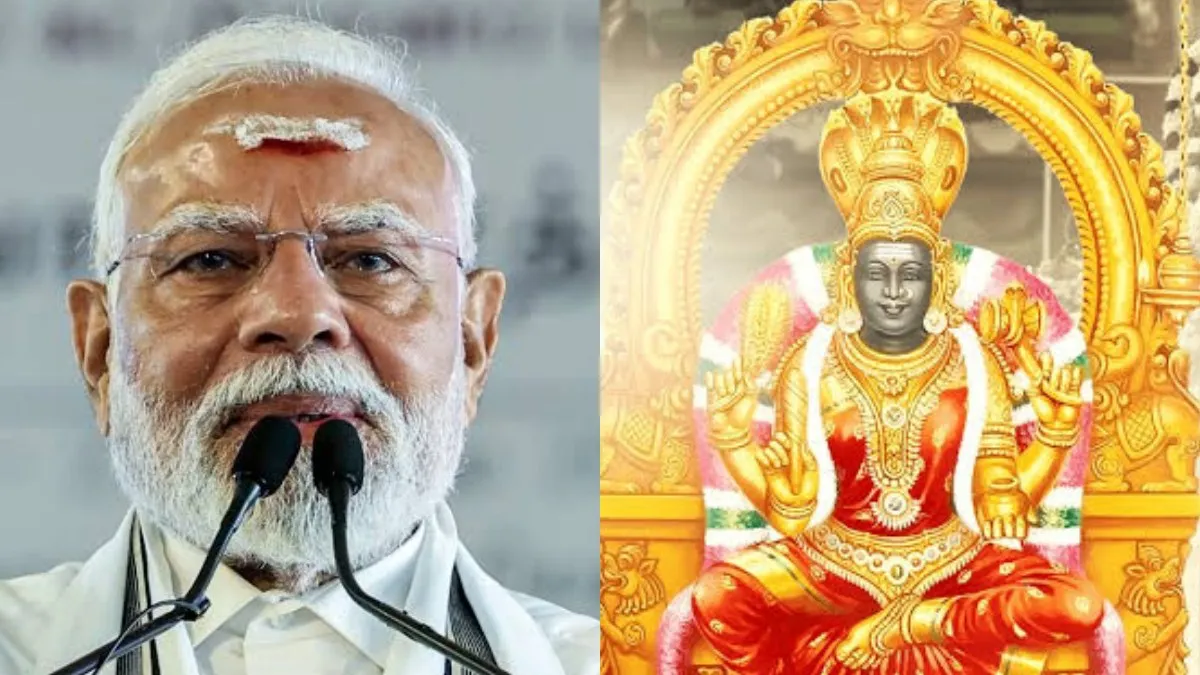 கற்பூர நாயகியே கனகவல்லி.. தமிழ் பாடலுடன் வாழ்த்து சொன்ன பிரதமர் மோடி! ட்ரெண்டாகும் எல்ஆர் ஈஸ்வரி!