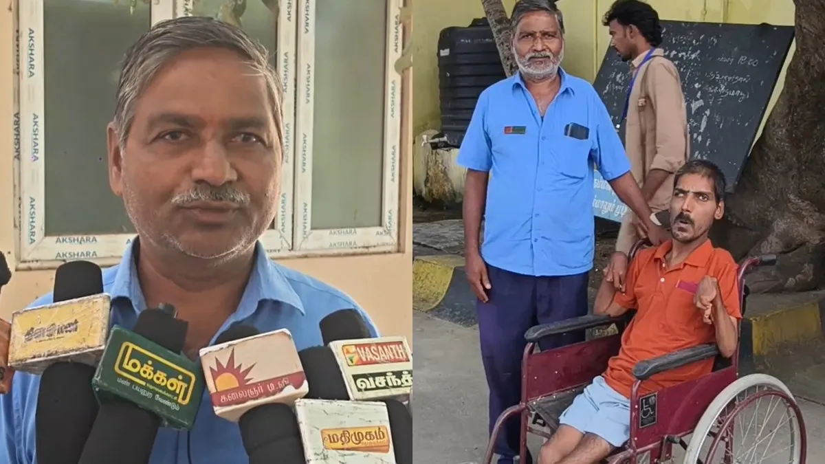 முடக்குவாதத்தால் பாதித்த மகனுக்காக லீவு எடுத்த அரசு பஸ் டிரைவர்! பணிமனை மேலாளர் மிரட்டுவதாக புகார்
