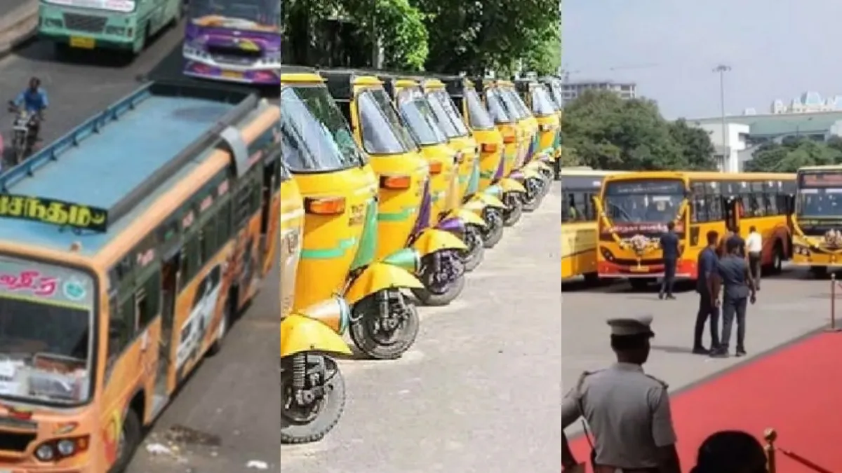 தனியார் பஸ்கள் காலி.. ஆட்டோ அம்பேல்.. அரசு பஸ்கள் நஷ்டம்! வெற்றி பயணத்தால் தோற்றுப்போன துறைகள்!