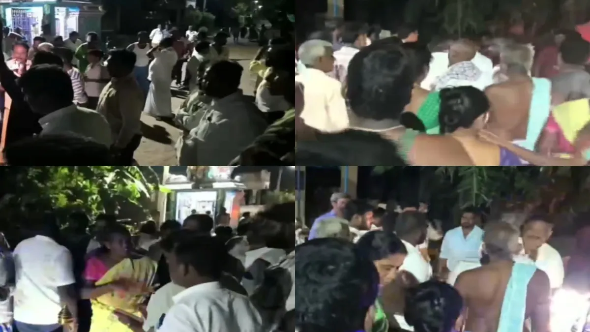 மதுராந்தத்தில் வாக்குக்கு பணம் கொடுக்க வந்த தவெகவினர்? விரட்டியடித்த பொதுமக்கள்.. இரவில் பரபரப்பு