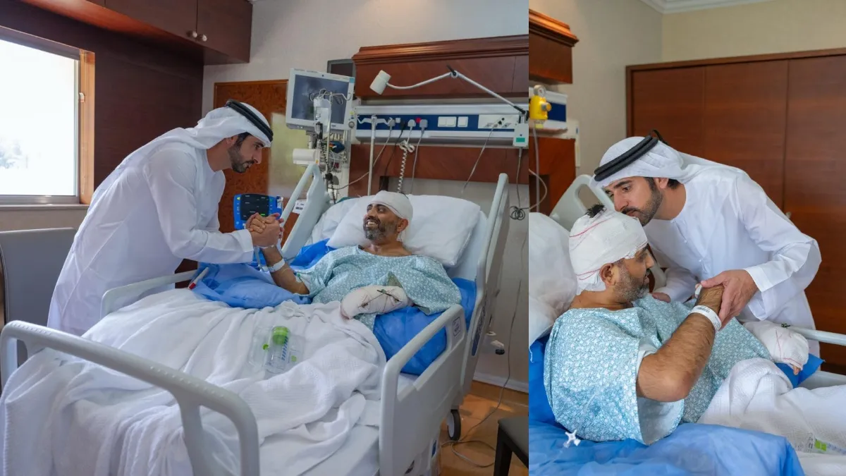 இந்திய பைலட் ஸ்மித் நெற்றியில் முத்தமிட்டு UAE இளவரசர் சொன்ன வார்த்தை.. ரொம்ப பெருமையா இருக்கு