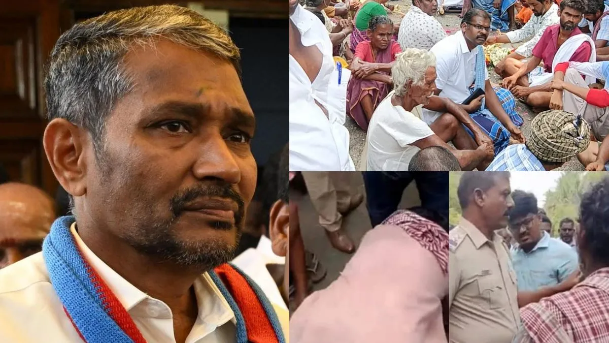 சுடுகாட்டில் இடம் மறுப்பு.. காலில் விழுந்து கதறிய தலித் மக்கள்.. வன்னி அரசு இதுவரை வாய் திறக்கலையே