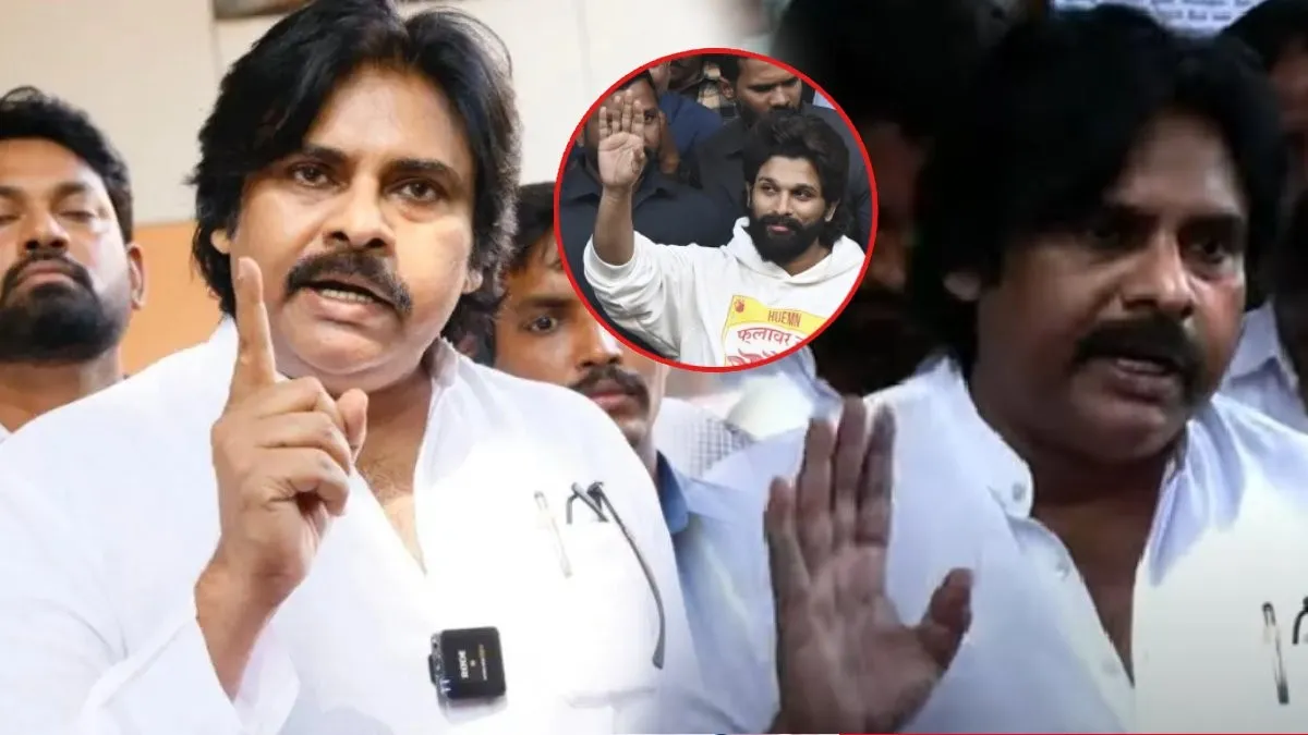 అల్లు అర్జున్‌పై ప్రశ్న..రిపోర్టర్‌పై పవన్ కళ్యాణ్ సీరియస్
