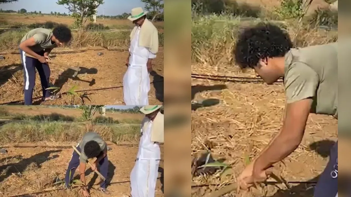 మనవడికి కేసీఆర్ చిట్కాలు..