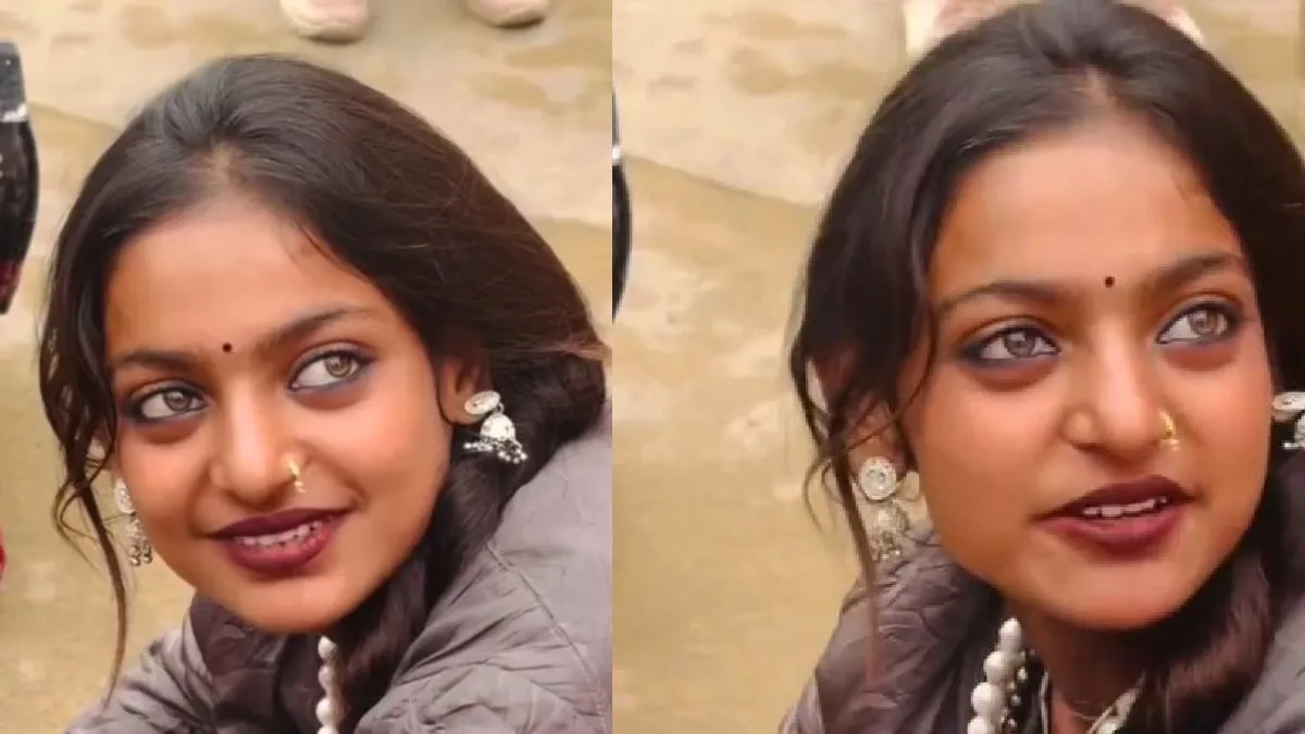 `మహా కుంభ్ మోనాలిసా`: పూసల దండలు అమ్ముకునే యువతి అందానికి దాసోహం