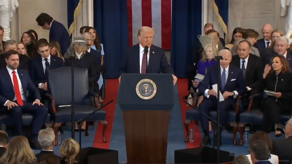 అగ్రరాజ్యం 47వ అధ్యక్షుడిగా ట్రంప్ ప్రమాణం.. : అదే హైలైట్