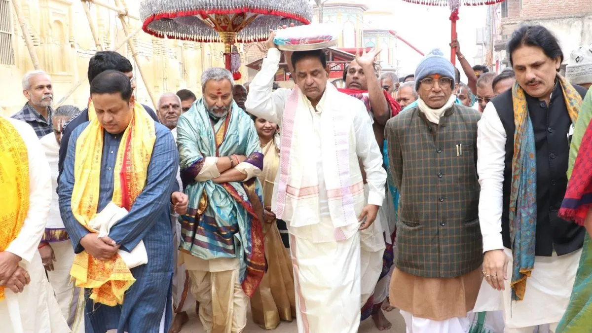 ఆ కార్యక్రమానికి శ్రీకారం చుట్టాం- బీఆర్ నాయుడు: రామ్ లల్లాకు పట్టువస్త్రాలు