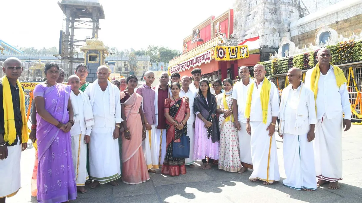 వారికి తిరుమలలో ప్రొటోకాల్ వైకుంఠ ద్వార దర్శనం