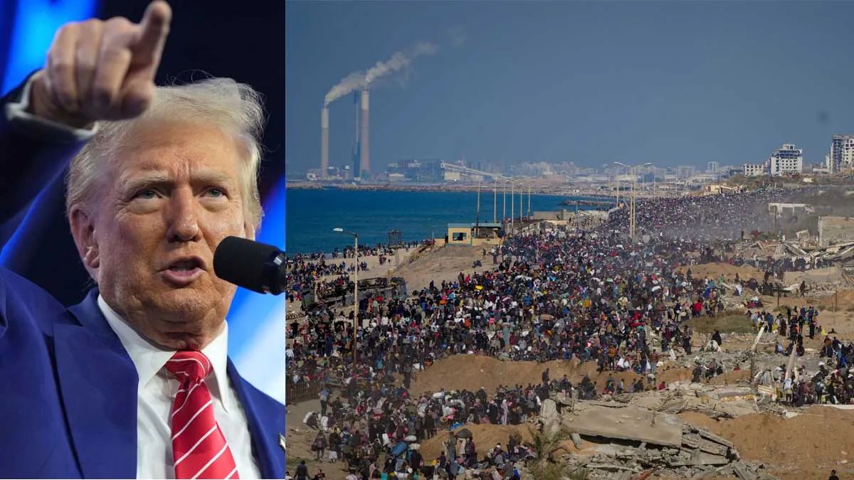 `గాజా`పై కన్నేసిన డొనాల్డ్ ట్రంప్- షాకింగ్ స్టేట్‌మెంట్