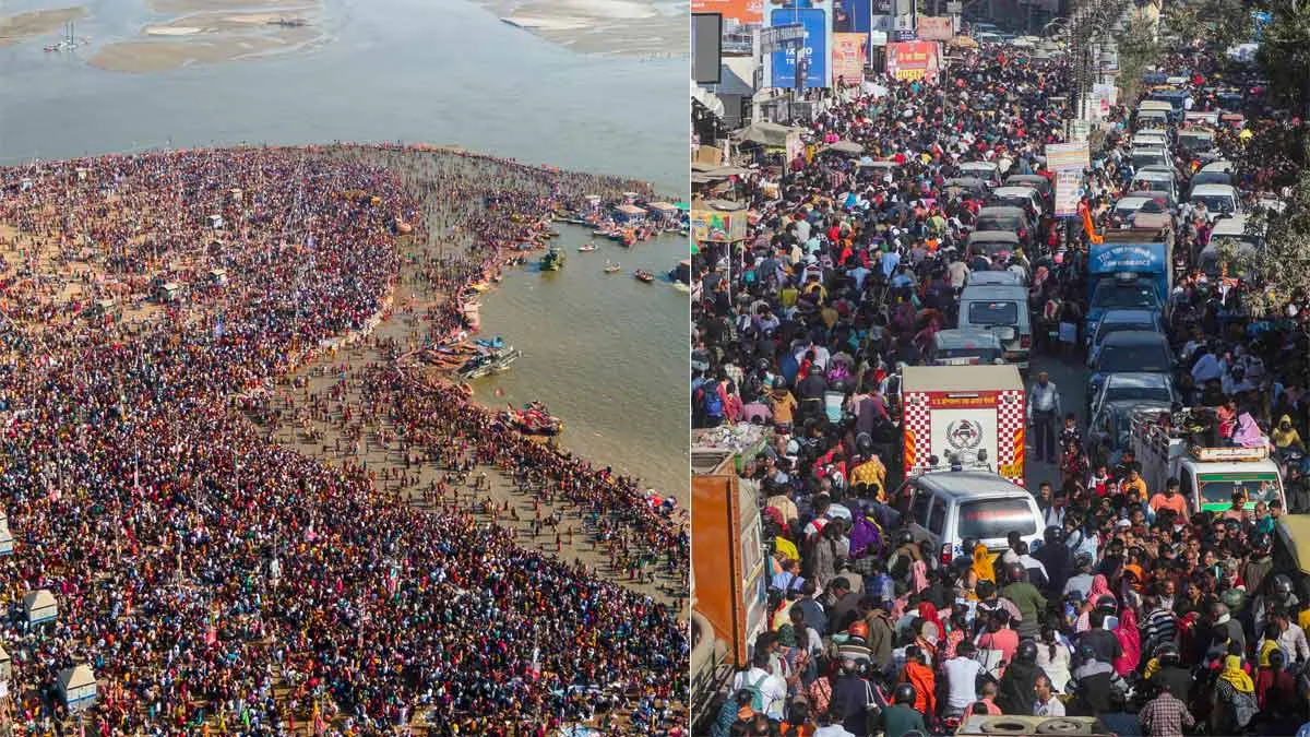 'కుంభమేళాకు వెళ్లొద్దు.. 300 కి.మీ. ట్రాఫిక్.. 48 గంటలుగా'.. భక్తుడి ఆవేదన