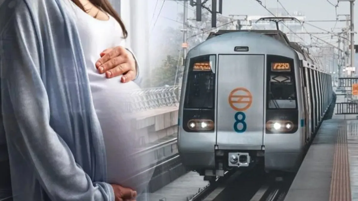 మెట్రోలో ప్రసవించిన మహిళ.. పోలీసులే డాక్టర్లుగా మారి..