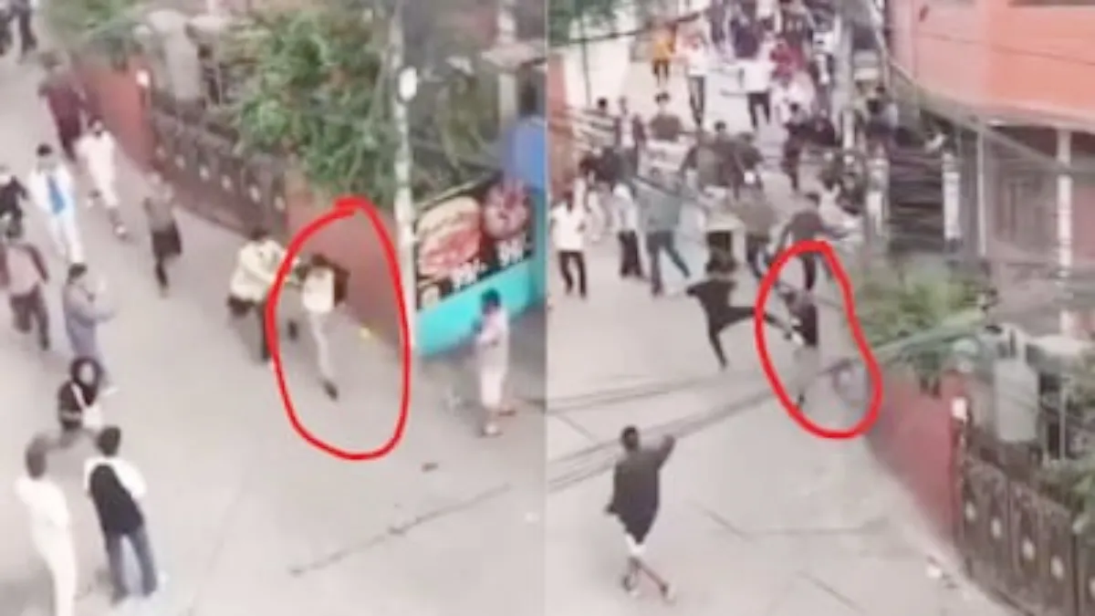 వైరల్ వీడియో: ఆర్థిక మంత్రిని పరిగెత్తించి పొట్టు పొట్టు కొట్టారు