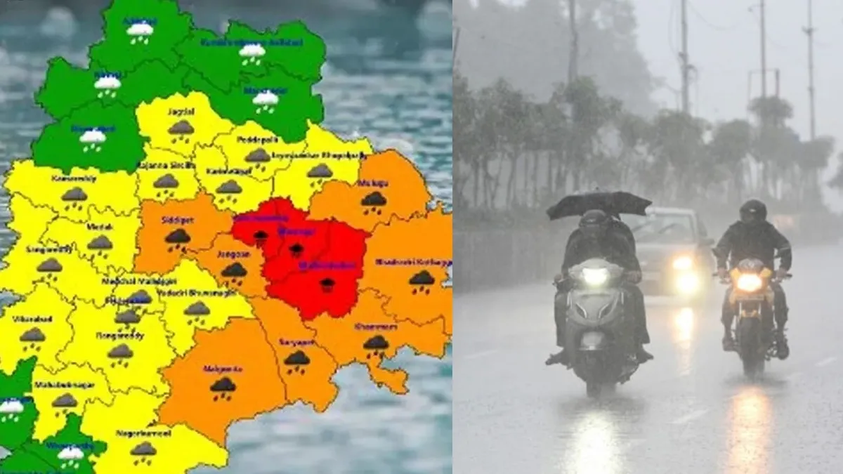 తెలంగాణలో వరుణుడి టూర్ ఖరారు..! వచ్చే 4 రోజులు దబిడిదిబిడే..