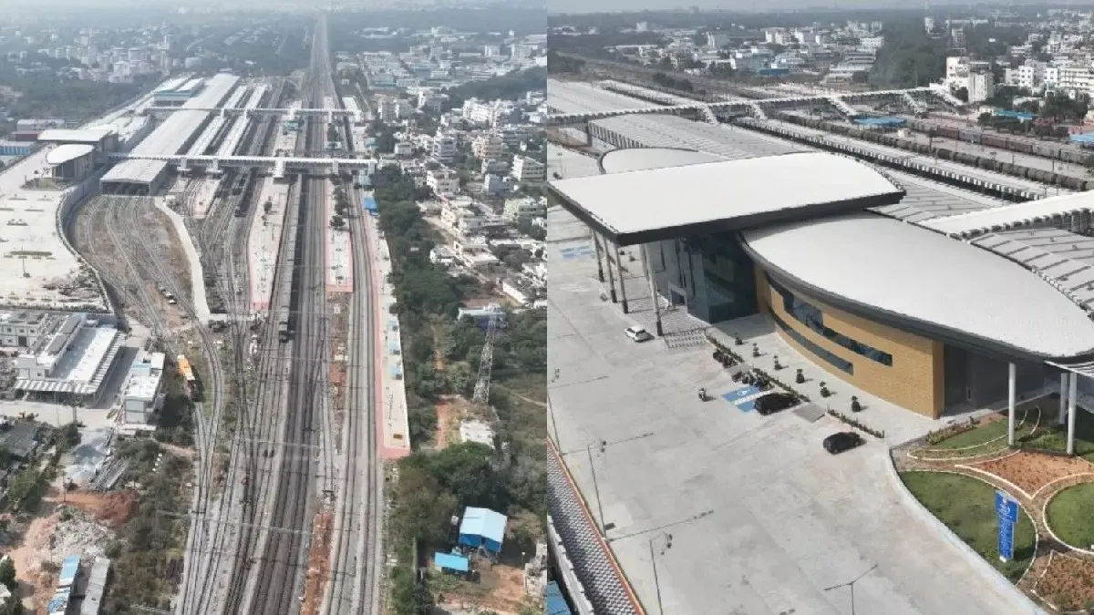 అమరావతి రైల్వేస్టేషన్‌లో సికింద్రాబాద్, హైదరాబాద్, చర్లపల్లి, కాచిగూడ టెర్మినల్స్