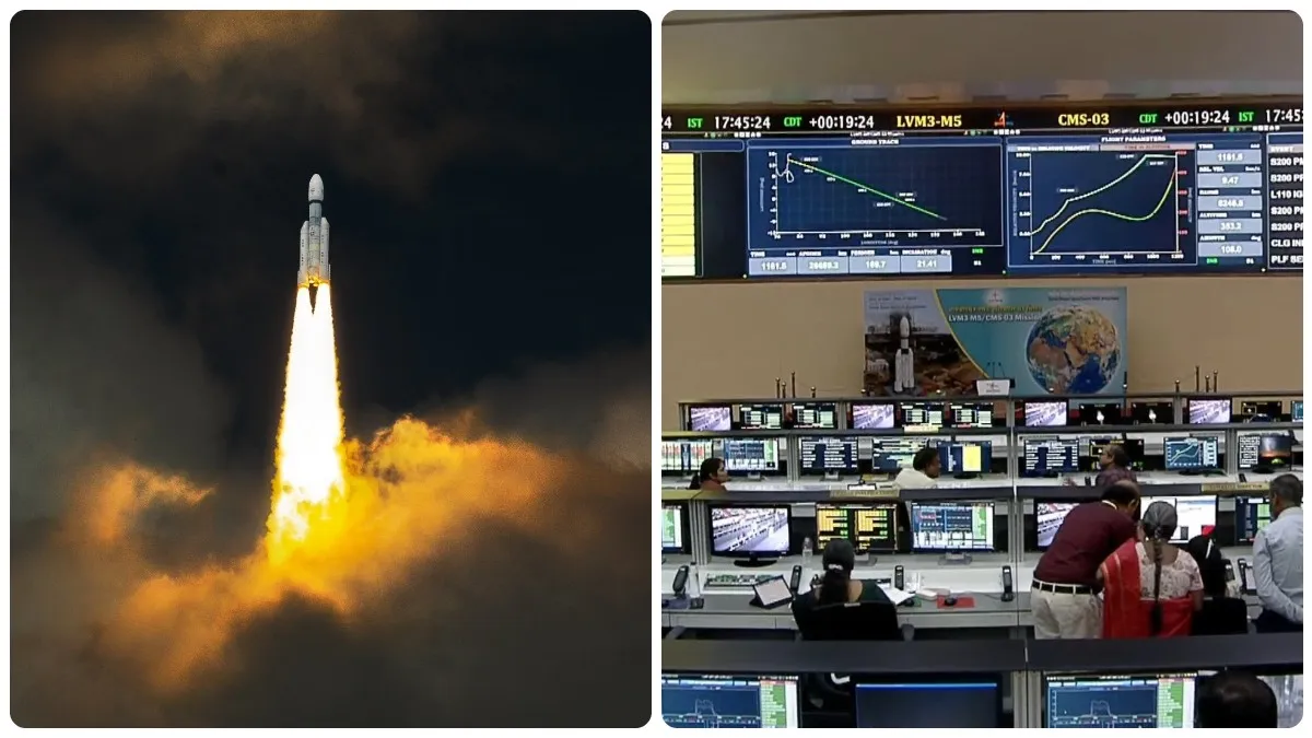 CMS-03: దుమ్మురేపిన ఇస్రో - బాహుబలి ప్రయోగం సక్సెస్..!