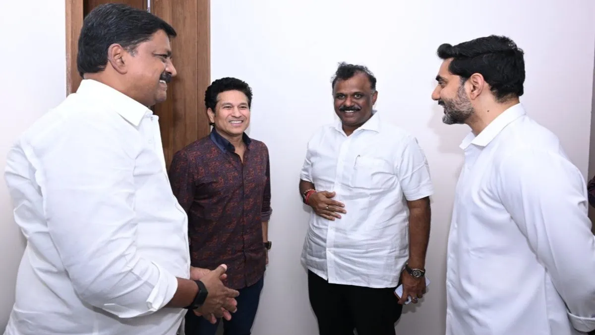 సచిన్ తో నారా లోకేష్: ఎక్కడ? ఎందుకు?