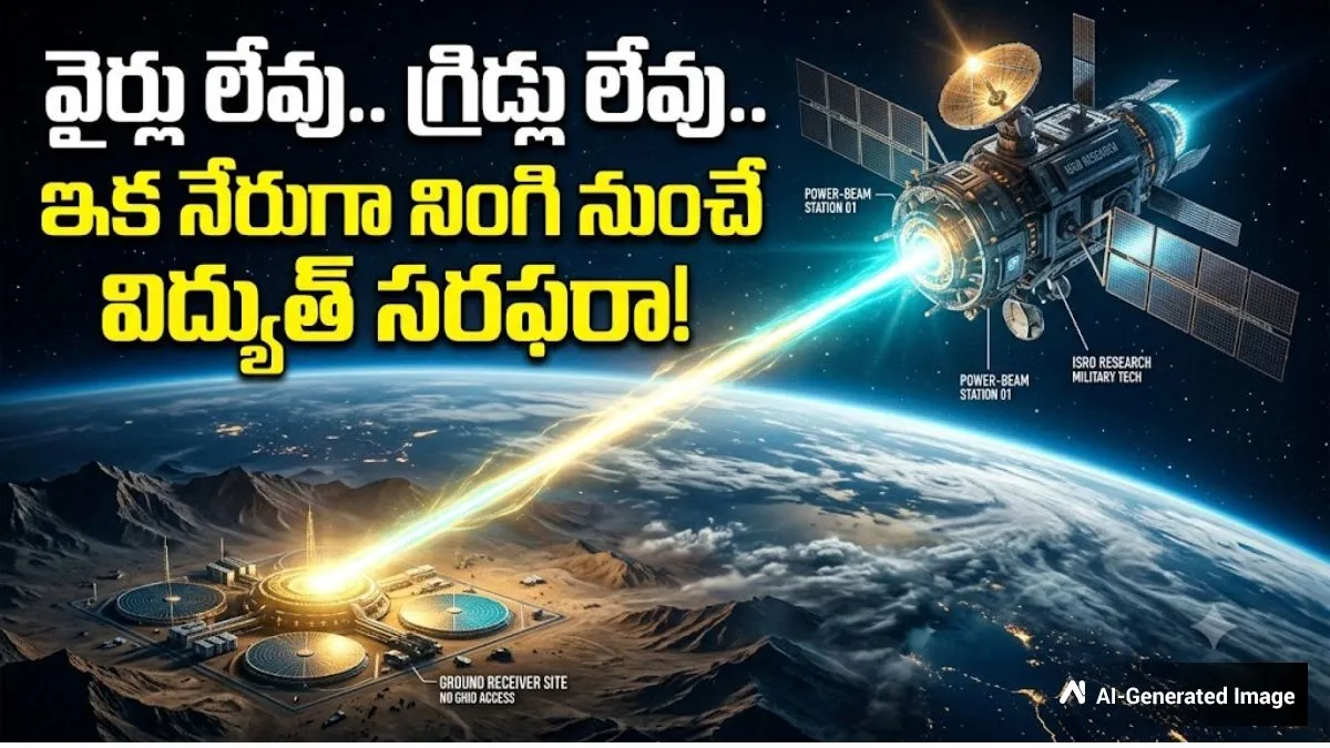 అంతరిక్షం నుంచే ఇక నేరుగా భూమికి కరెంట్. స్పేస్ 'పవర్ బీమింగ్' అంటే ఏంటి?