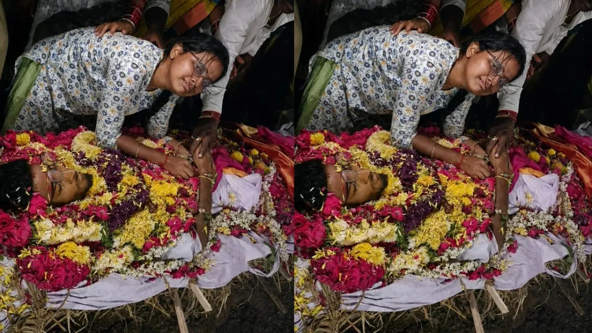 చివరిసారిగా రాఖీ కట్టి.. అన్నకు కన్నీటి వీడ్కోలు పలికిన సోదరి