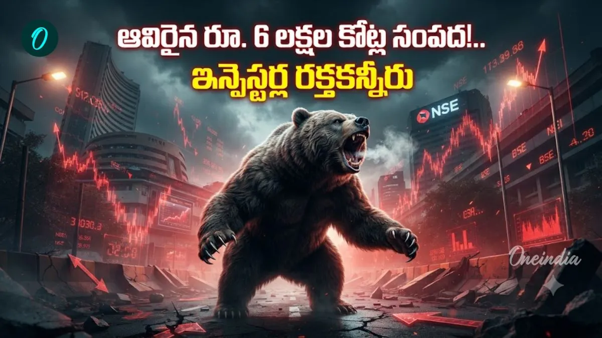 సర్వనాశనం.. శోకాన్ని మిగిల్చిన సోమవారం! మార్కెట్ క్రాష్ వెనుక కారణాలు..
