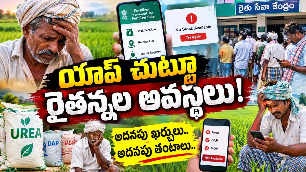 నేటికీ వీడని యూరియా కష్టాలు.. రైతన్న గోసను పట్టించుకోరా?