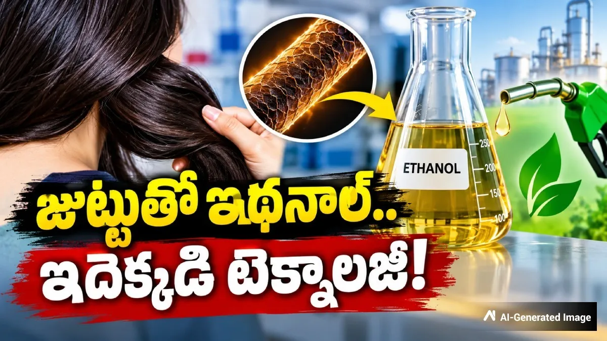 చెరకు, మొక్కజొన్న అక్కర్లేదు.. జుట్టు నుంచే ఇథనాల్.. గుజరాత్ స్టార్టప్ సంచలనం!