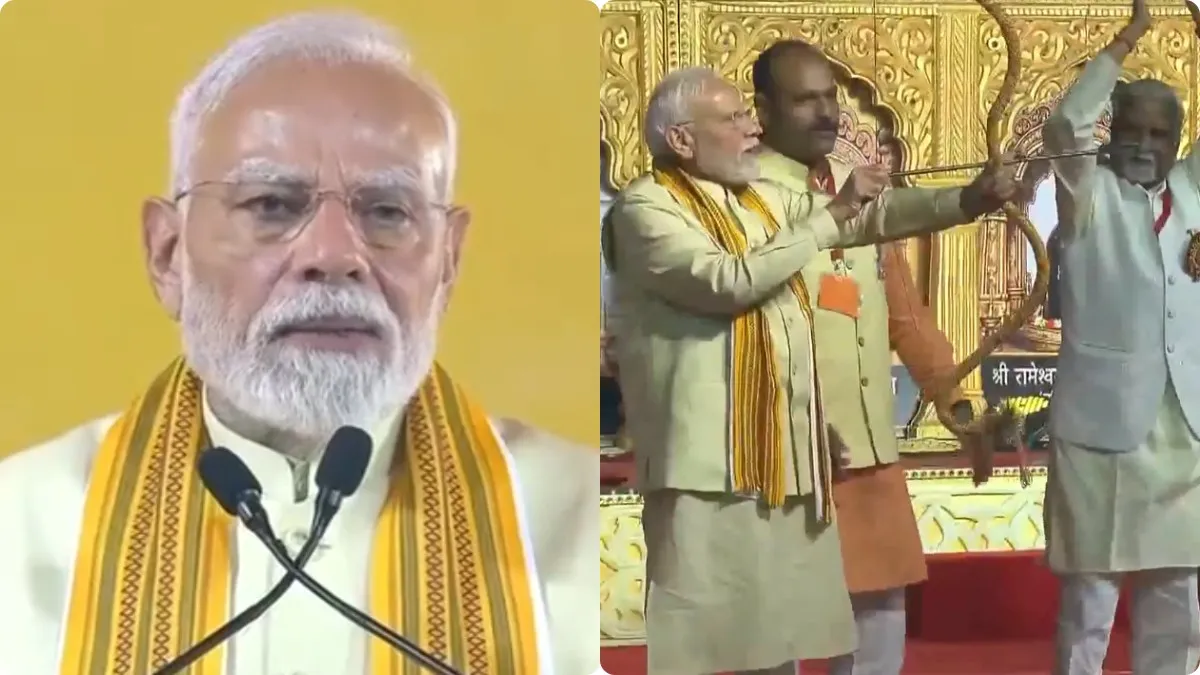 ఢిల్లీ నిరసనలపై మోడీ కీలక వ్యాఖ్యలు- దసరా సంబరాల్లో ప్రసంగం..!